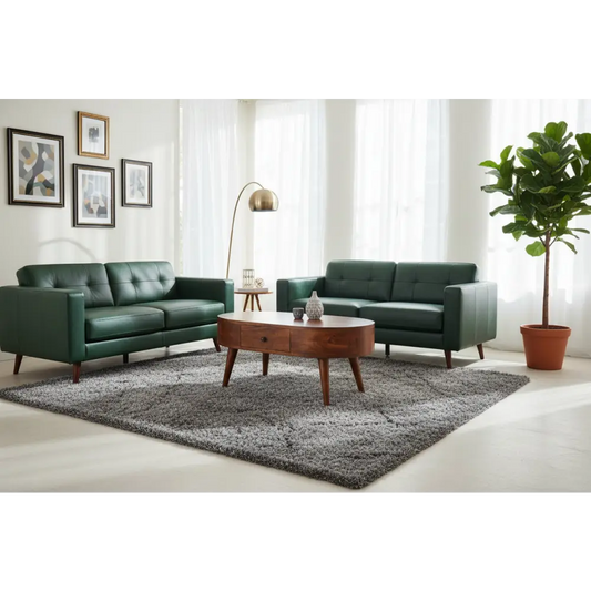 Chestnut Rounded Coffee Table