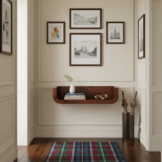 Indira Chestnut Floating Console